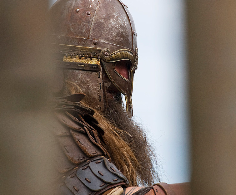 Viking som symboliserer at Verji går i krigen for din IT-sikkerhet