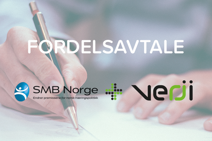 Fordelsavtale på Verji for SMB Norge